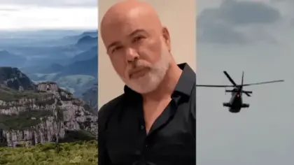 Buscas por helicóptero com cantor Rick se concentram em dois pontos da Serra de SC - Studio TV
