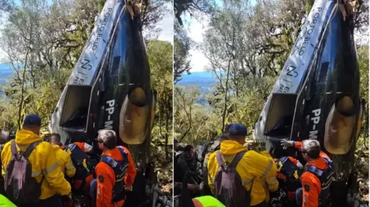 Corpos de vítimas de queda de helicóptero em SC são liberados; Rick será velado em Sorocaba - Studio TV