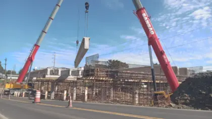 CSG conclui içamento de vigas em novo viaduto da ERS-122, em Caxias do Sul - Studio TV