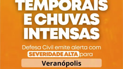 Defesa Civil alerta para temporais e chuva intensa em Veranópolis a partir deste domingo - Studio TV