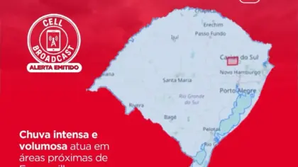 Defesa Civil emite alerta severo para chuva intensa na Serra Gaúcha - Studio TV