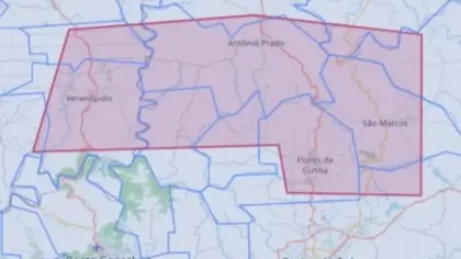 Defesa Civil emite alerta severo para Veranópolis, Antônio Prado e Flores da Cunha - Studio TV