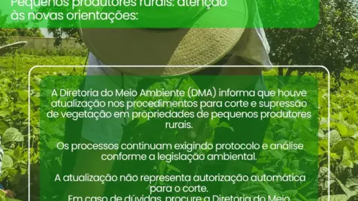 DMA atualiza procedimentos ambientais para pequenos produtores rurais em Veranópolis - Studio TV