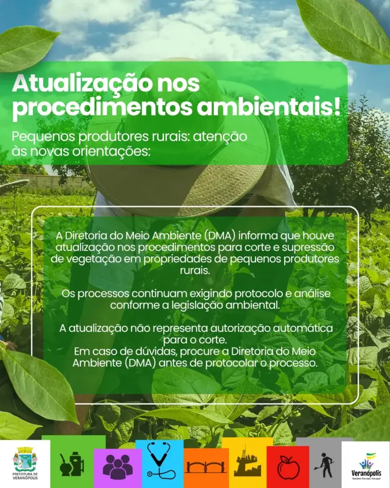 DMA atualiza procedimentos ambientais para pequenos produtores rurais em Veranópolis - Studio TV