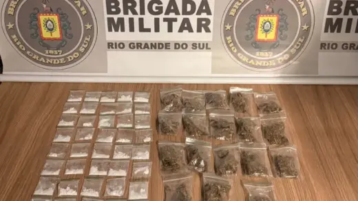 Dois homens são presos por tráfico de drogas em Garibaldi - Studio TV