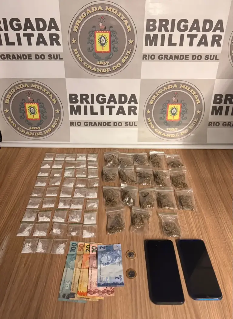 Dois homens são presos por tráfico de drogas em Garibaldi - Studio TV