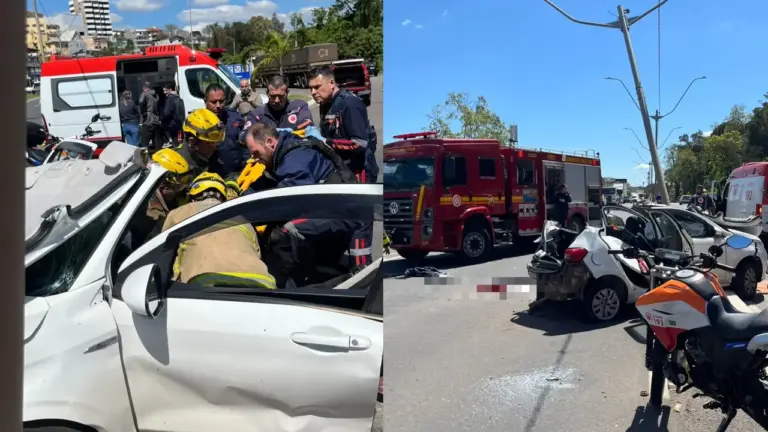 Grave acidente na BR-470 deixa três pessoas feridas em Bento Gonçalves - Studio TV