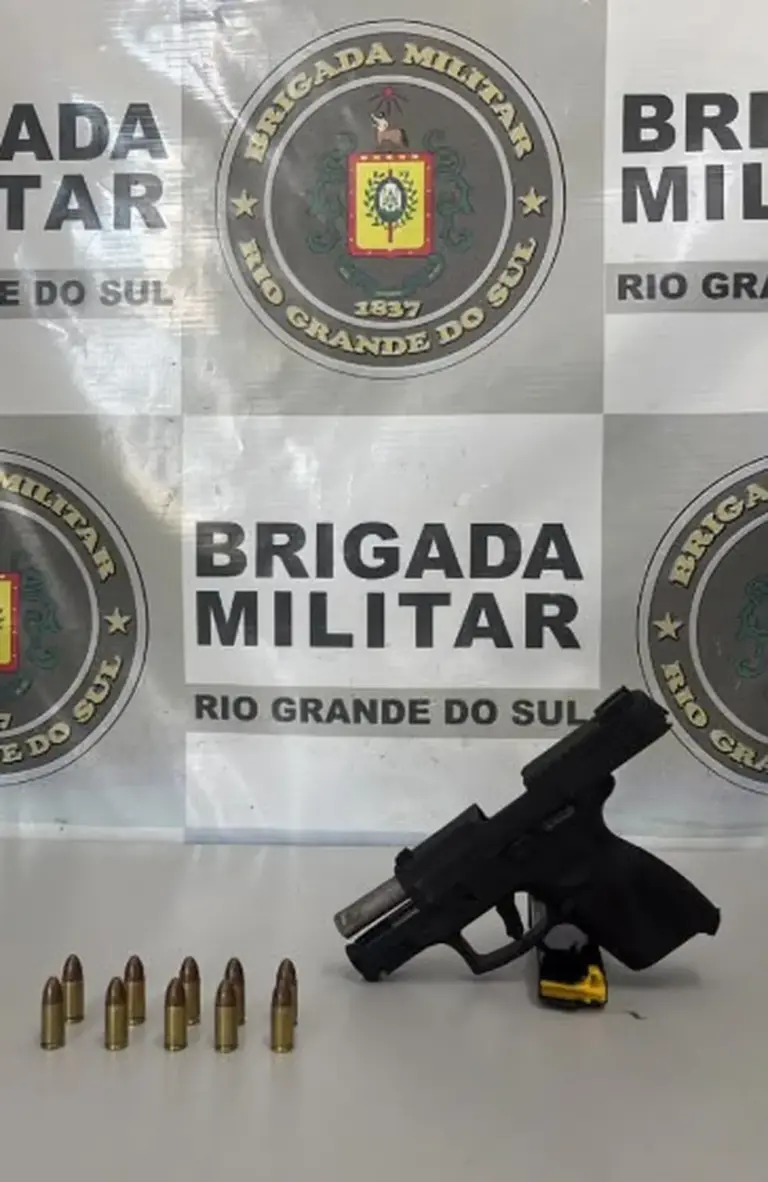 Homem de 19 anos é preso com pistola 9 mm em Caxias do Sul - Studio TV