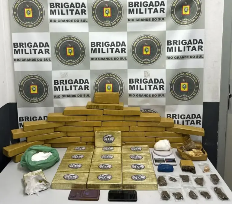 Homem é preso com mais de 42 kg de drogas em Caxias do Sul - Studio TV