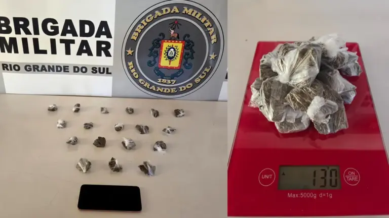 Homem é preso e adolescente apreendido por tráfico de drogas em Guaporé - Studio TV