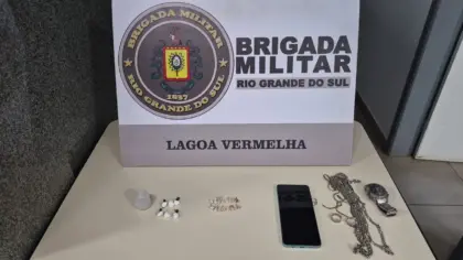 Homem é preso por tráfico de drogas em Lagoa Vermelha - Studio TV