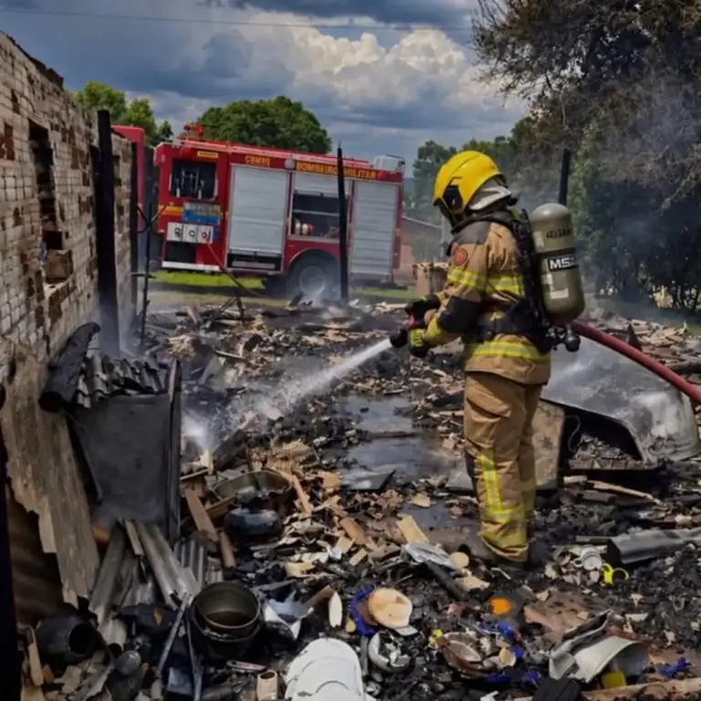Homem morre após incêndio destruir residência no interior do Norte do RS - Studio TV