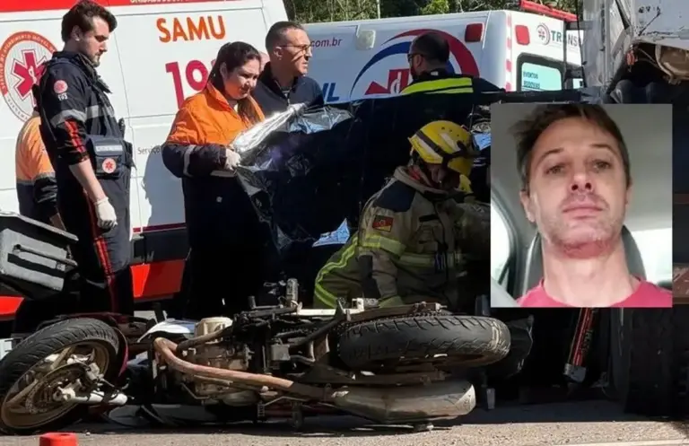 Homem natural de São Martinho morre em acidente entre moto e caminhão na ERS-130 - Studio TV