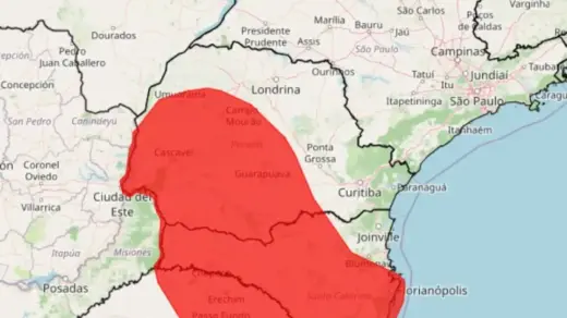 Inmet emite alerta vermelho para tempestades com ventos acima de 100 km/h no Rio Grande do Sul - Studio TV
