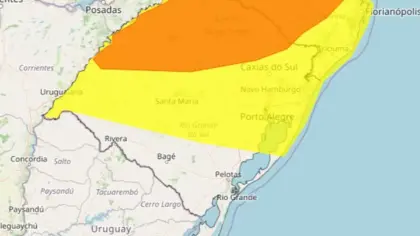 Inmet emite alertas para tempestades com ventos de até 100 km/h no Rio Grande do Sul - Studio TV