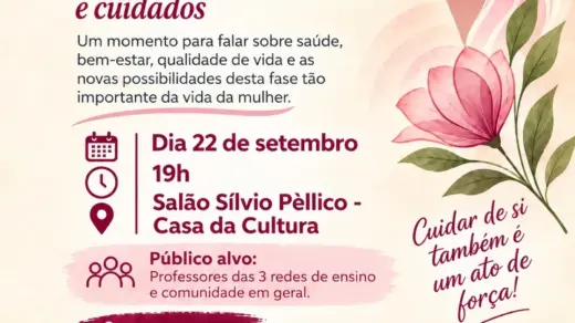 Menopausa será tema de encontro que antecede a 33ª Feira do Livro de Veranópolis - Studio TV