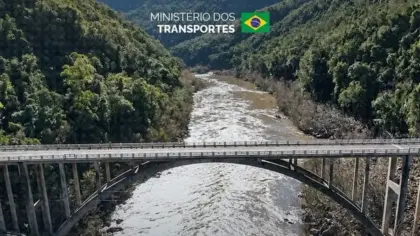 Ministério dos Transportes anuncia nova ponte sobre o Rio das Antas na BR-116 - Studio TV