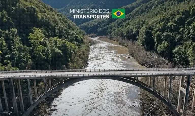 Ministério dos Transportes anuncia nova ponte sobre o Rio das Antas na BR-116 - Studio TV