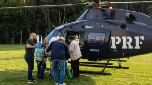 Morre bebê de três meses que foi socorrido com ajuda de helicóptero após grave acidente em Vista Alegre do Prata - Studio TV