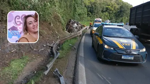 Morre mulher que estava em caminhão-tanque tombado na BR-386 em Pouso Novo - Studio TV