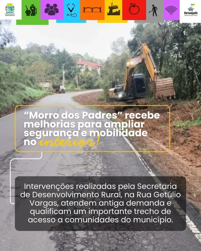 Morro dos Padres recebe melhorias para reforçar segurança e mobilidade em Veranópolis - Studio TV