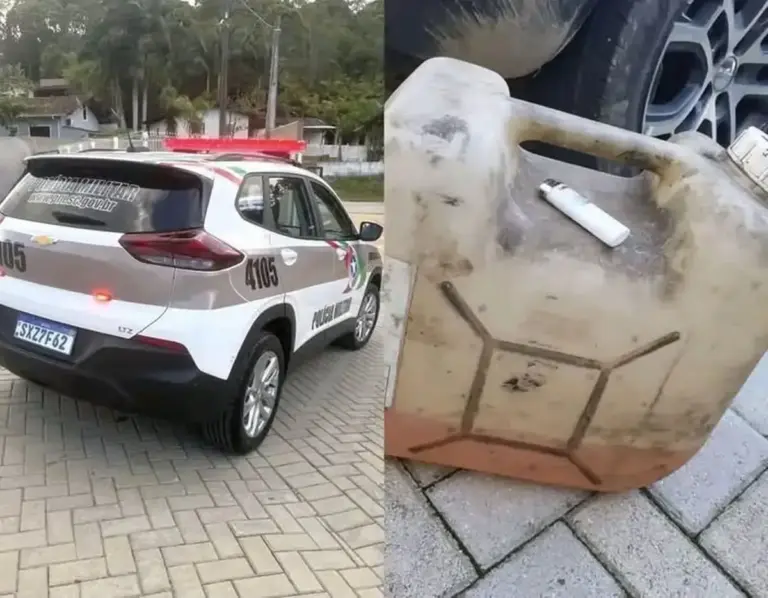 Mulher escapa de tentativa de feminicídio após ser encharcada com gasolina em Santa Catarina - Studio TV