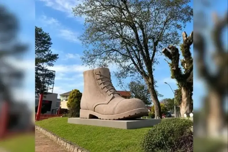 Nova Petrópolis, na Serra Gaúcha, terá a maior bota do mundo esculpida em arenito - Studio TV