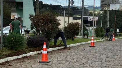 Nova Prata inicia revitalização paisagística em acessos, área central e Largo Municipal - Studio TV