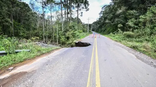 Nove estradas do interior de Caxias do Sul seguem totalmente bloqueadas após chuvas - Studio TV