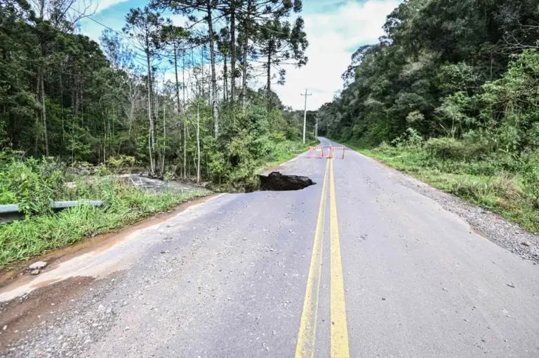 Nove estradas do interior de Caxias do Sul seguem totalmente bloqueadas após chuvas - Studio TV