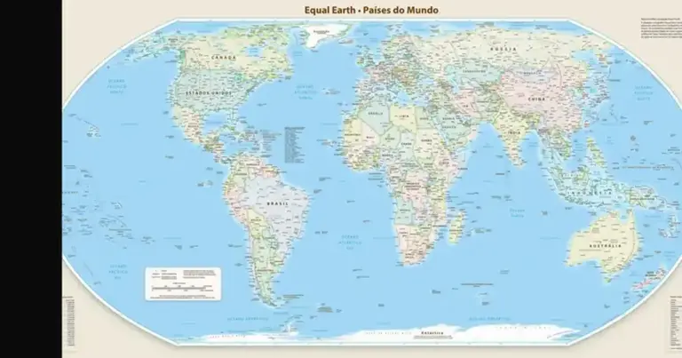 Novo mapa-múndi busca corrigir distorções no tamanho da África, América do Sul e Ásia - Studio TV