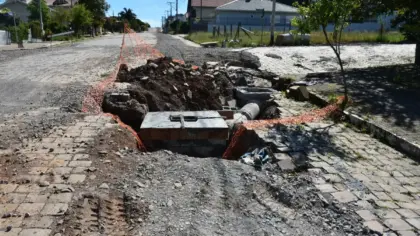 Obra de drenagem avança no bairro Sagrado Coração de Jesus, em Veranópolis - Studio TV