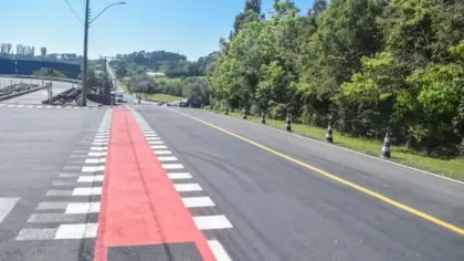Obras de recapeamento e nova ciclofaixa avançam para conclusão em Vila Flores - Studio TV