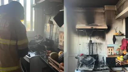 Panela esquecida no fogão mobiliza bombeiros em apartamento de Bento Gonçalves - Studio TV