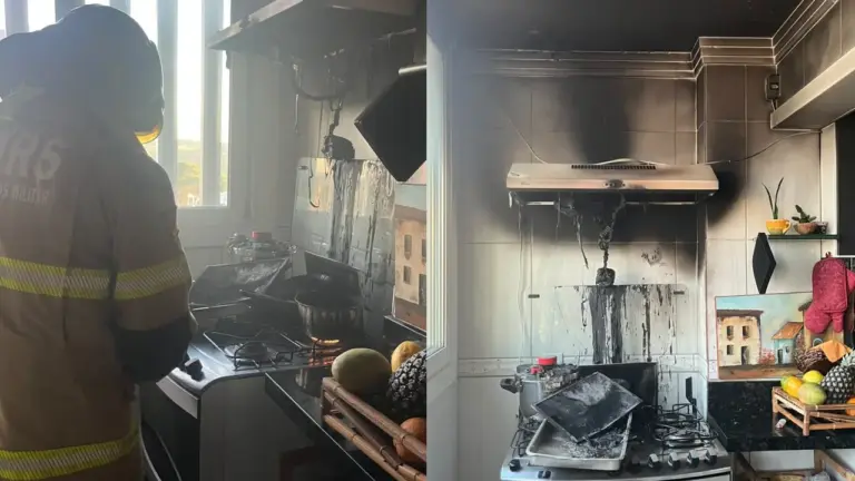 Panela esquecida no fogão mobiliza bombeiros em apartamento de Bento Gonçalves - Studio TV