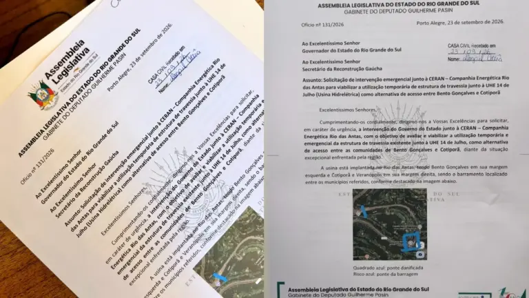 Pedido busca liberação emergencial de ponte da CERAN entre Bento Gonçalves e Cotiporã - Studio TV