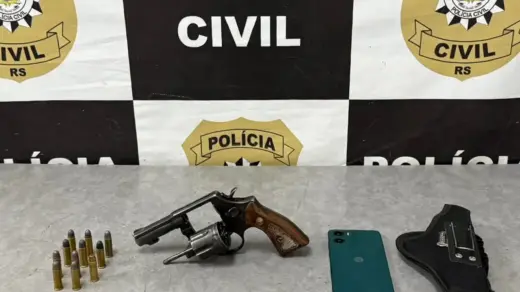 Polícia Civil prende três suspeitos de tentativa de homicídio e apreende arma em Vacaria - Studio TV