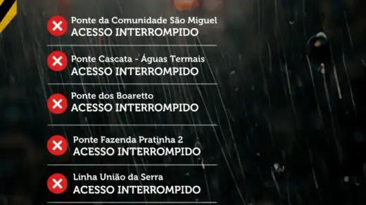 Pontes seguem com acesso interrompido em Nova Prata nesta terça-feira - Studio TV