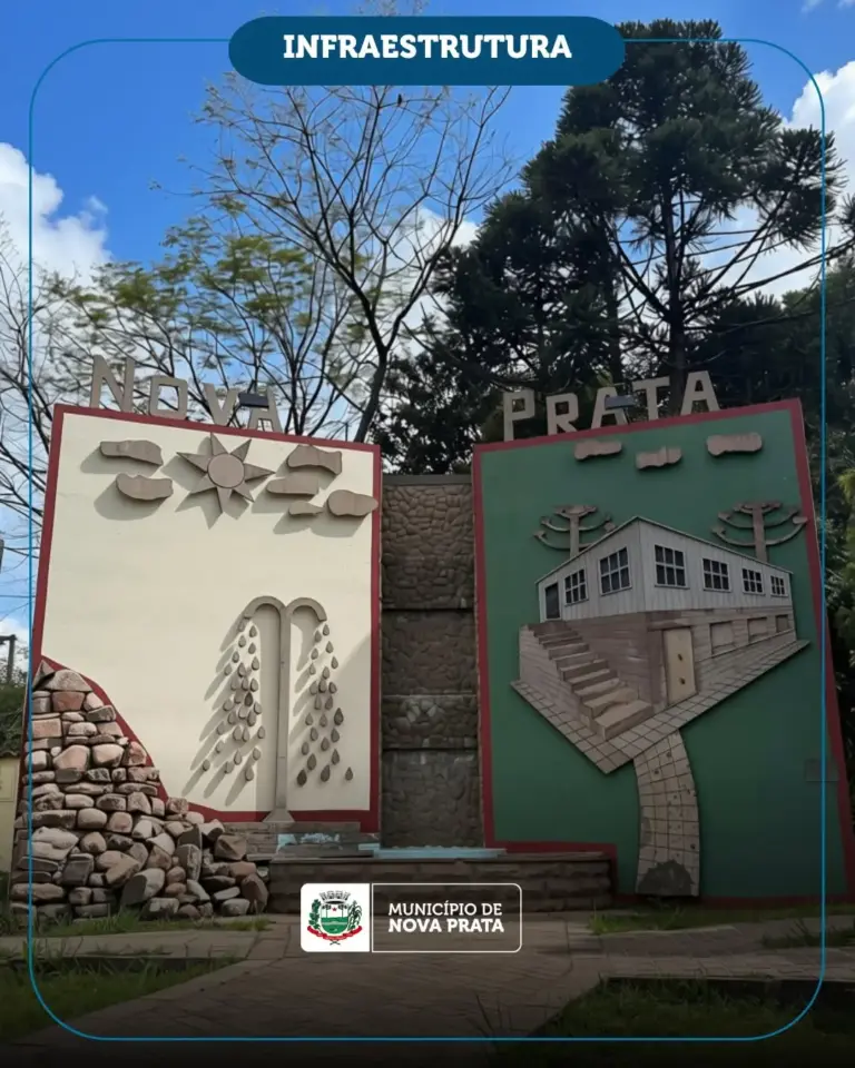 Pórticos de entrada de Nova Prata são revitalizados e ganham nova identidade visual - Studio TV