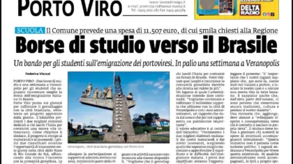Porto Viro cria bolsas de estudo e levará jovens a Veranópolis para pesquisar imigração italiana - Studio TV