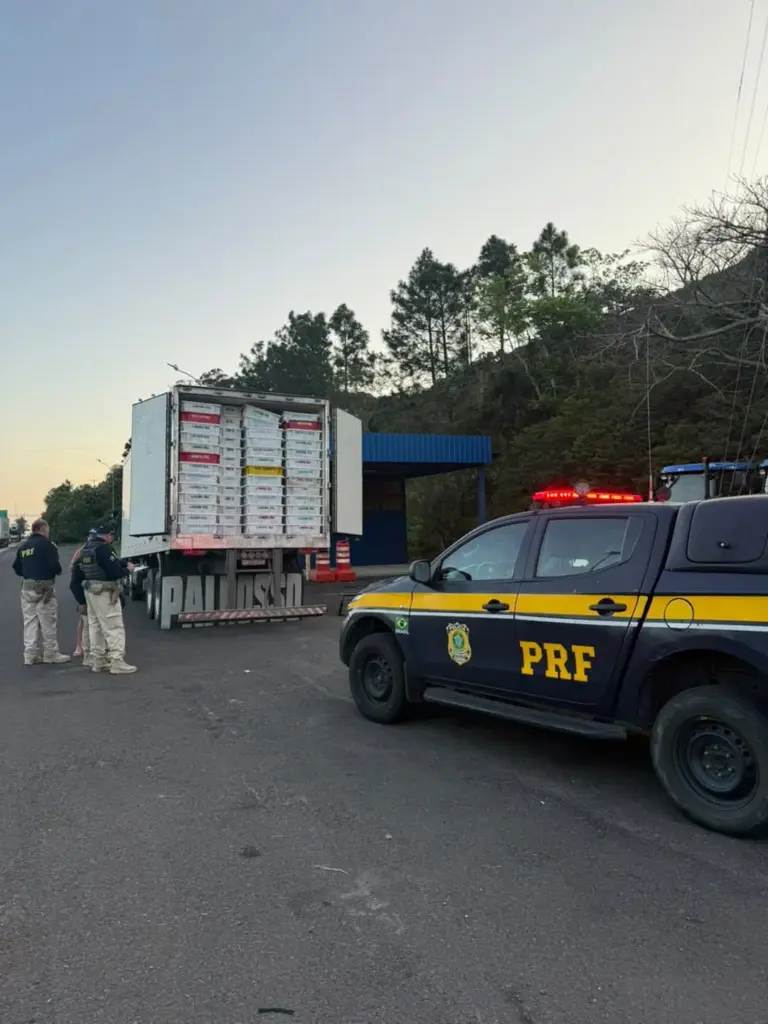 PRF apreende 18,8 toneladas de pescado transportado irregularmente na BR-101 em Osório - Studio TV