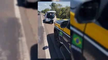 PRF prende dois homens com 122 quilos de maconha na BR-472, em São Borja - Studio TV
