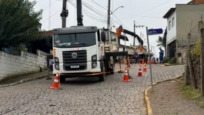 RGE realiza grande operação de modernização da rede elétrica no bairro Santo Antônio, em Veranópolis - Studio TV