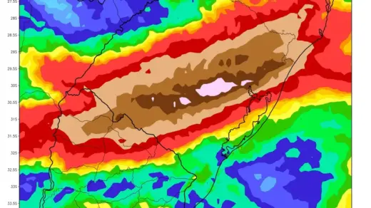 Rio Grande do Sul entra em alerta para chuva extrema com volumes de até 300 mm, alerta Metsul - Studio TV