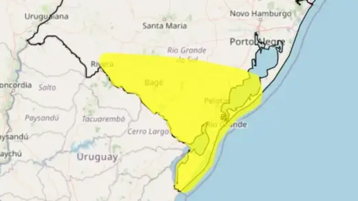 RS entra em alerta para tempestades com chuva forte, granizo e rajadas de vento - Studio TV