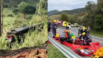 Sobe para seis o número de vítimas fatais em acidente com ônibus no interior de São Paulo - Studio TV
