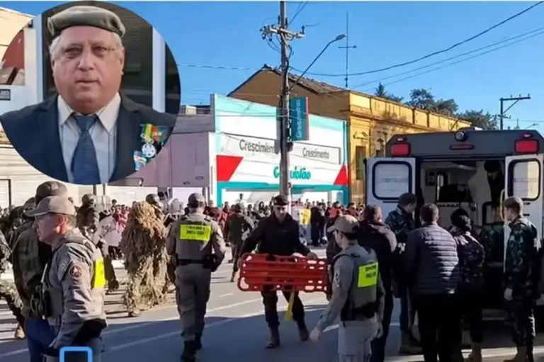 Militar da reserva morre após passar mal durante Desfile da Pátria em São Gabriel - Studio TV