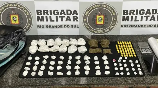 Jovem é preso com cocaína, maconha e ecstasy em Nova Prata - Studio TV