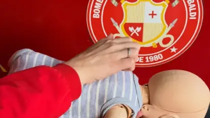 Bombeiros Voluntários de Garibaldi salvam bebê de 19 dias após engasgo - Studio TV