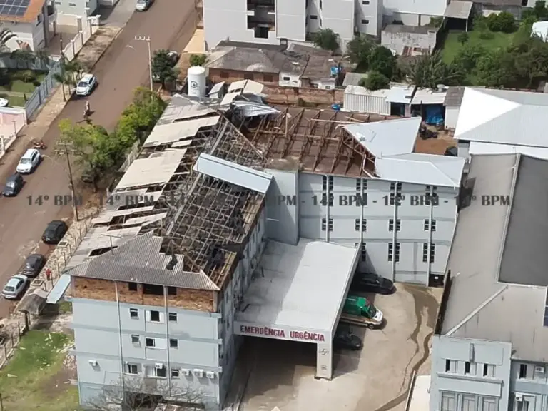 Supercélula causa danos em centenas de imóveis em São Luiz Gonzaga - Studio TV